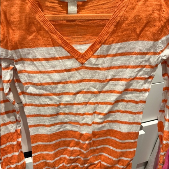 Banana Republic Vibrant Orange Knit Sweater - Picture 4 of 4